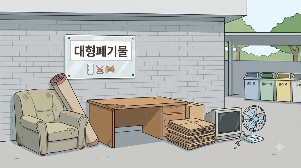 수수료표에 없는 물건 버리는법 — 판별 흐름과 지자체 「기타」 처리 기준