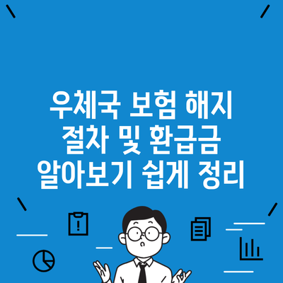 우체국 보험 해지 절차 및 환급금 알아보기 쉽게 정리