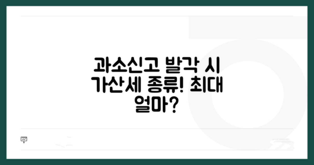 과소신고 발각 시 가산세 종류