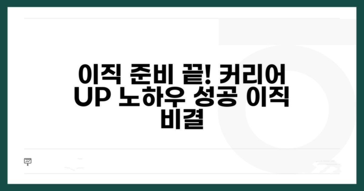 이직 준비 노하우 총정리