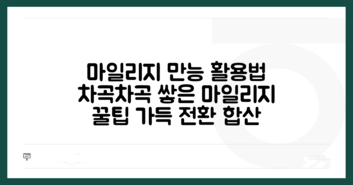 마일리지 전환 및 합산 활용
