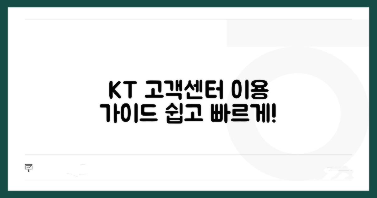 KT 고객센터 이용 방법