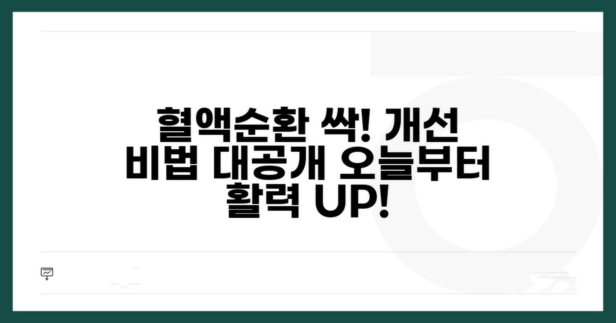 실질적인 혈액순환 개선