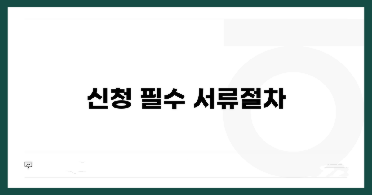 신청 시 필수 서류와 절차