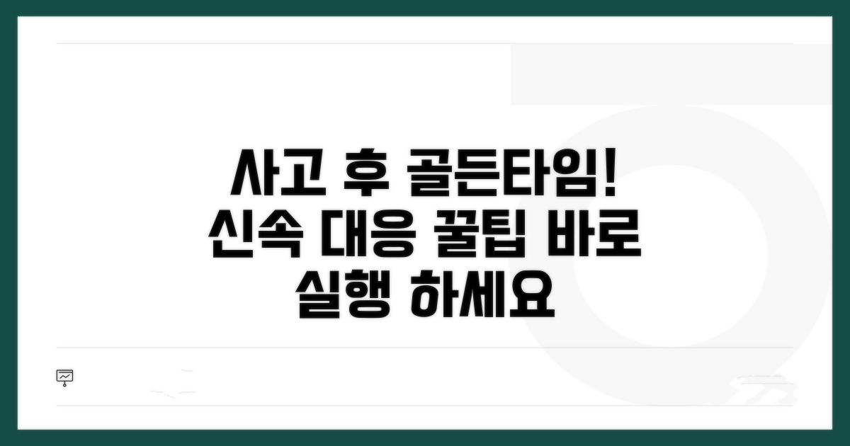 사고 후 신속 대응 꿀팁 모음