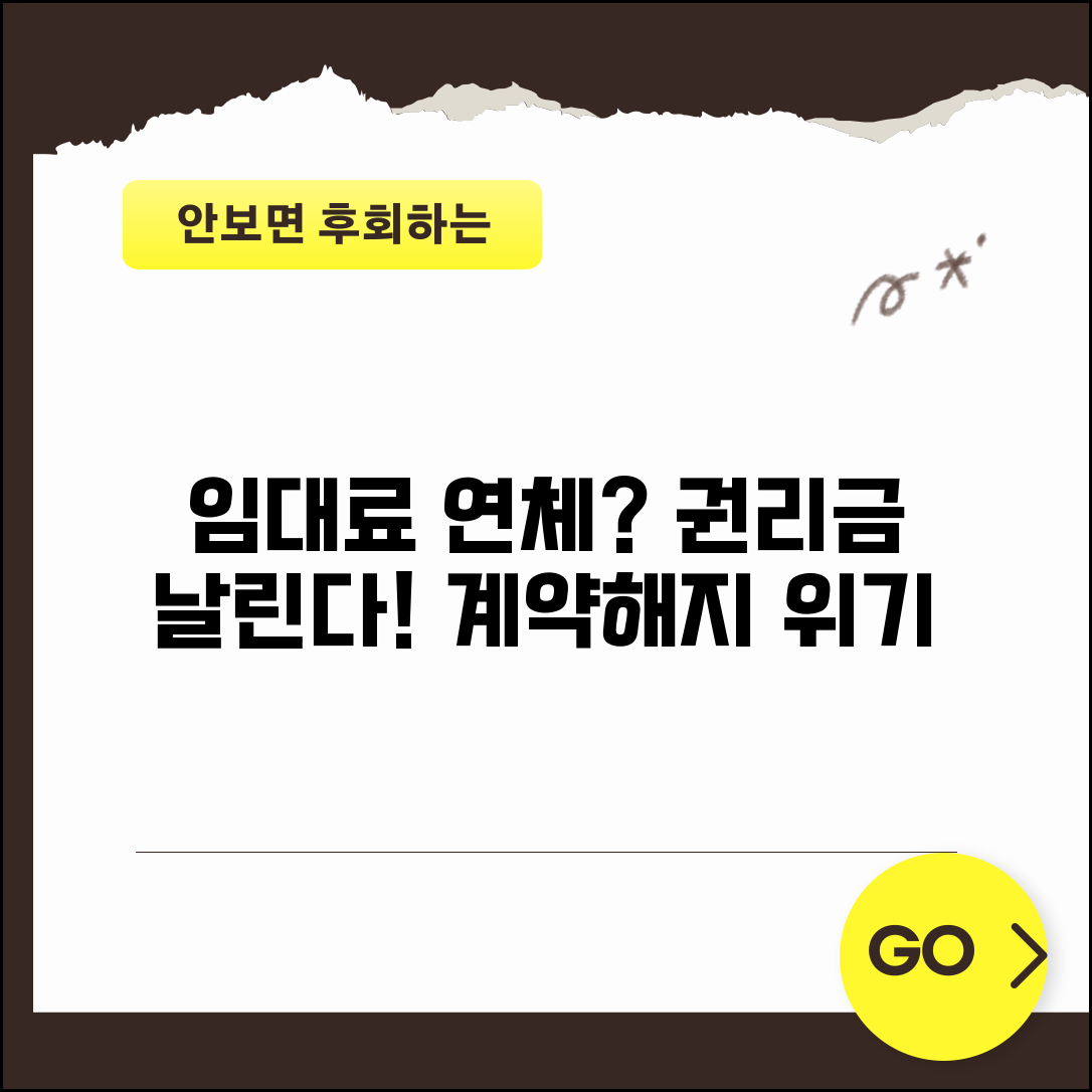 임대료 연체하면 권리금 날리나 | 상가 임대료 연체시 계약해지와 권리금 손실