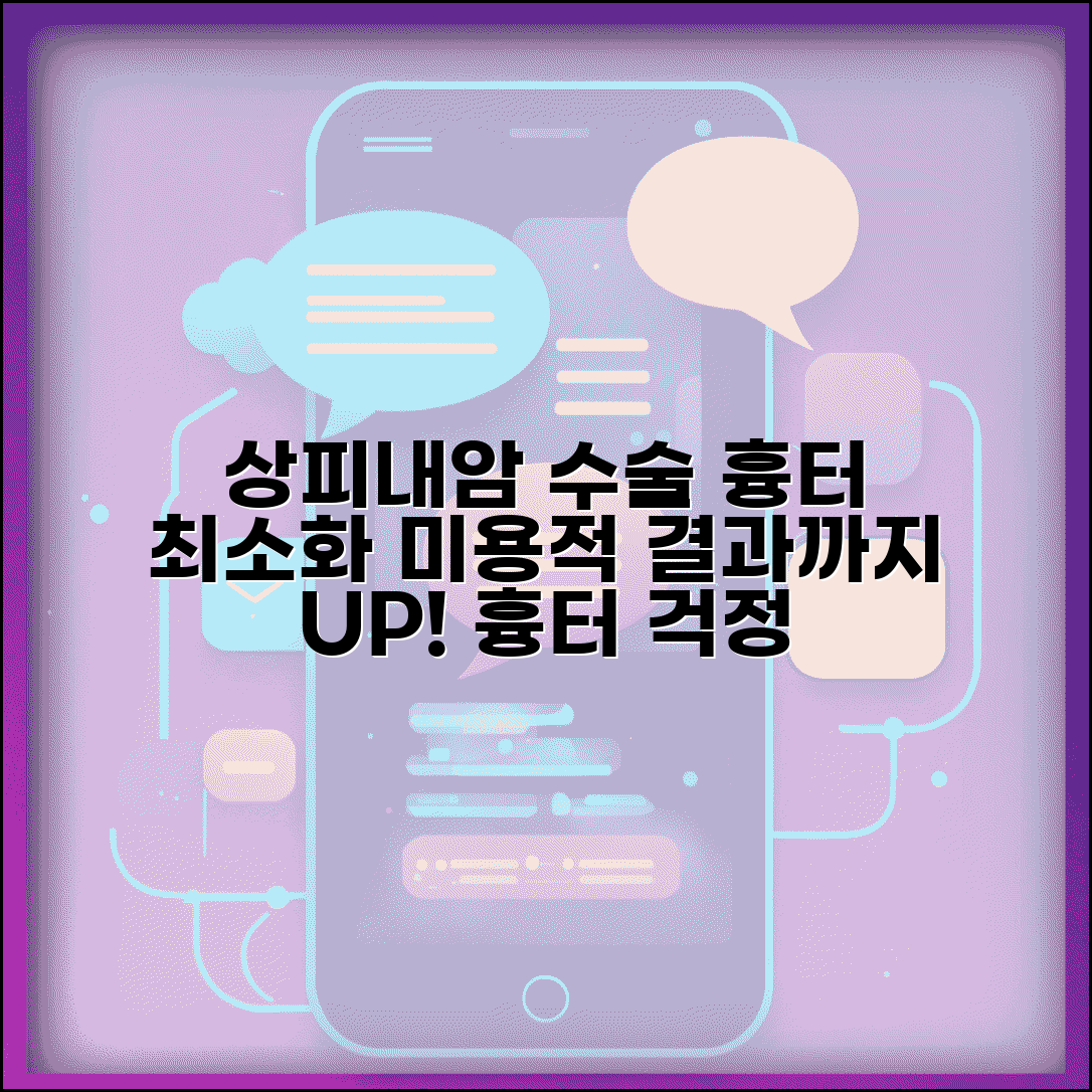 상피내암 수술 흉터 최소화 | 미용적 결과까지 고려한 수술 방법 선택
