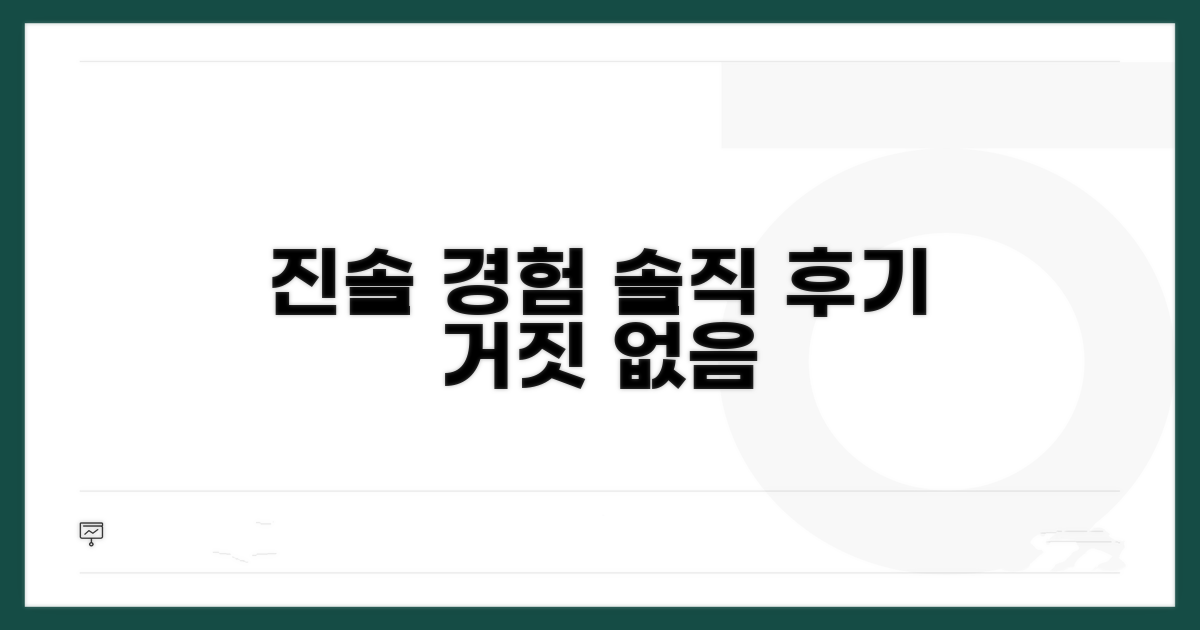진솔한 경험, 솔직하게 담기