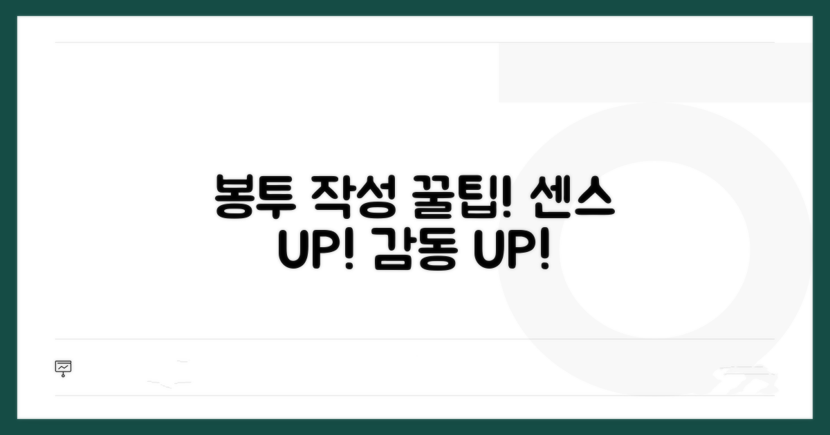 센스있는 봉투 작성 꿀팁