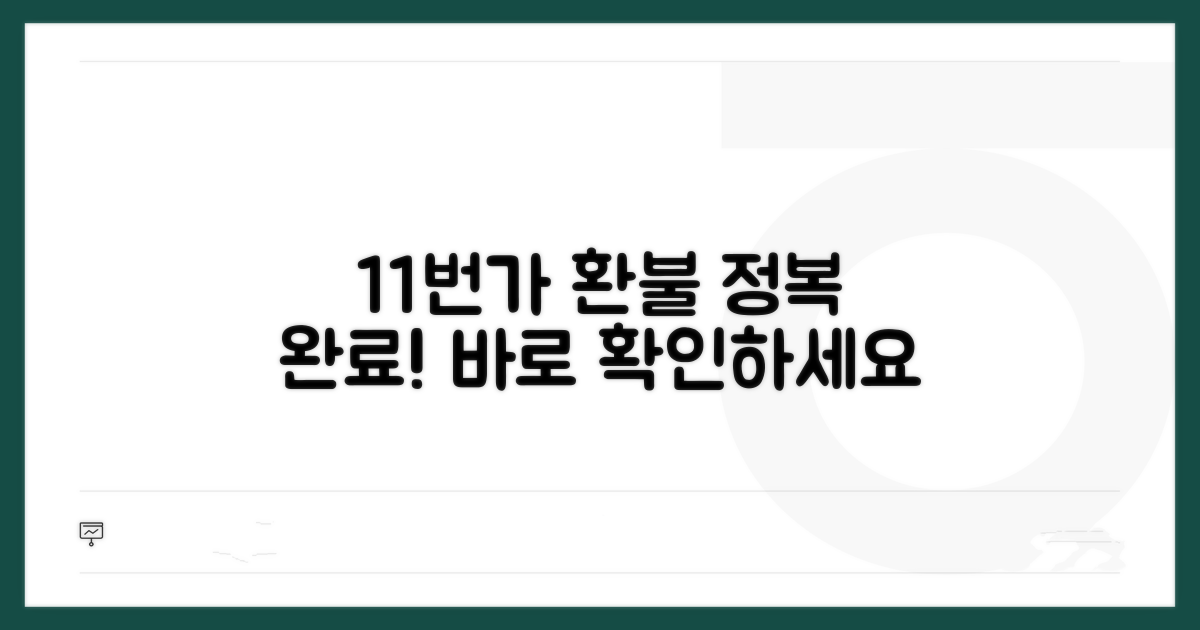 11번가 환불 절차 완전 정복