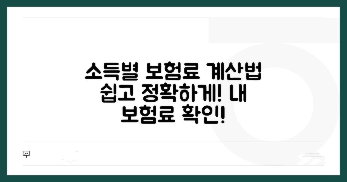 소득별 보험료 계산 방법