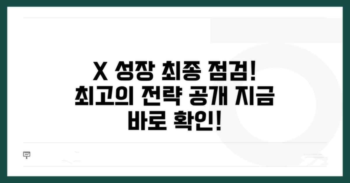 X(트위터) 성장을 위한 최종 점검