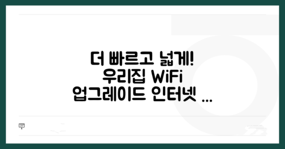 더 넓고 빠르게, 우리 집 WiFi 업그레이드