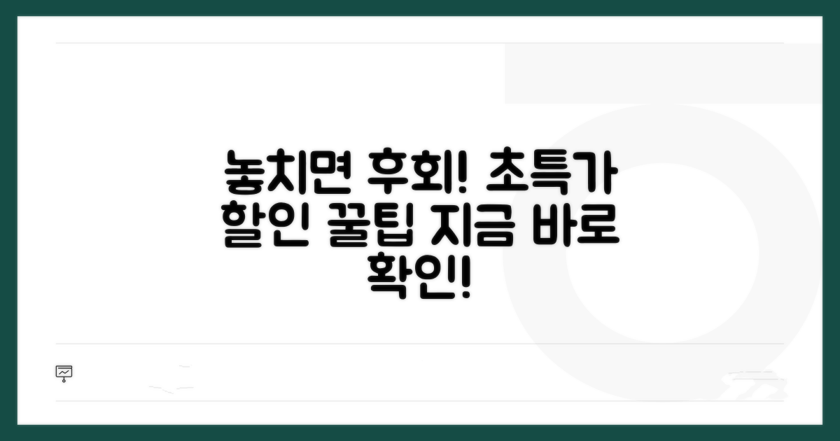 놓치면 후회할 추가 할인 꿀팁