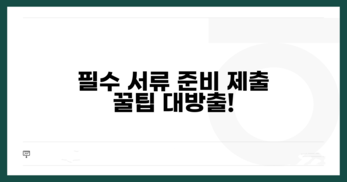 필요 서류와 제출 요령