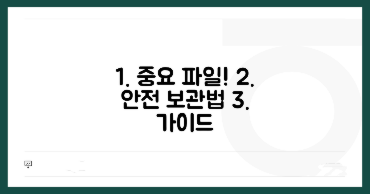 중요 파일 안전하게 관리하기