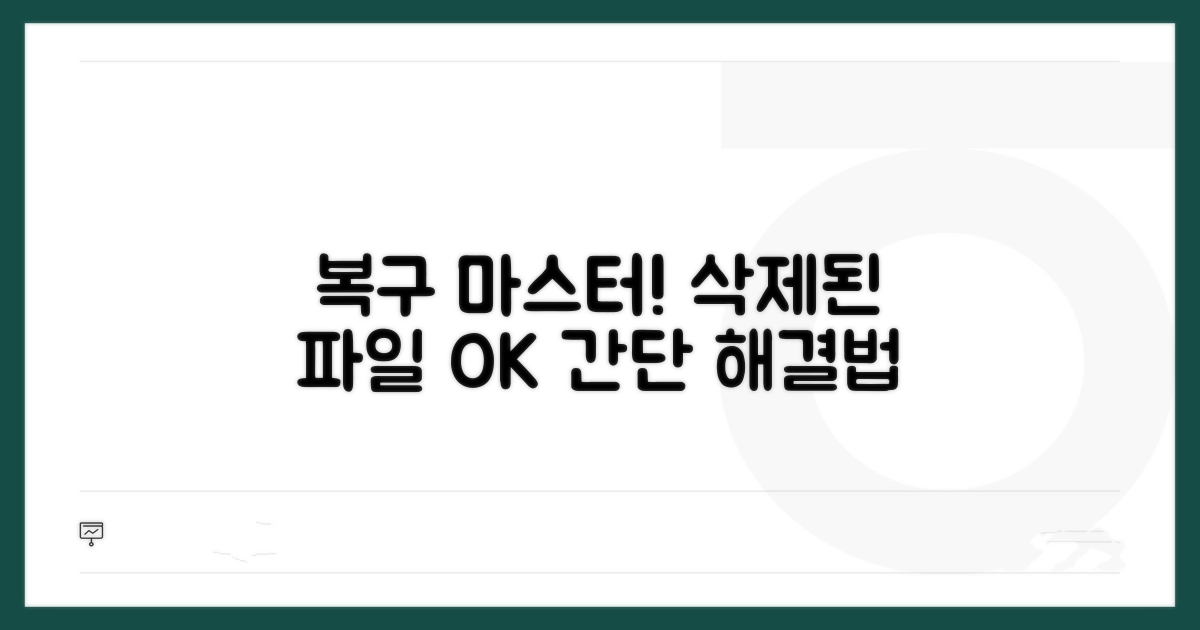 삭제된 파일 되돌리기 완벽 가이드