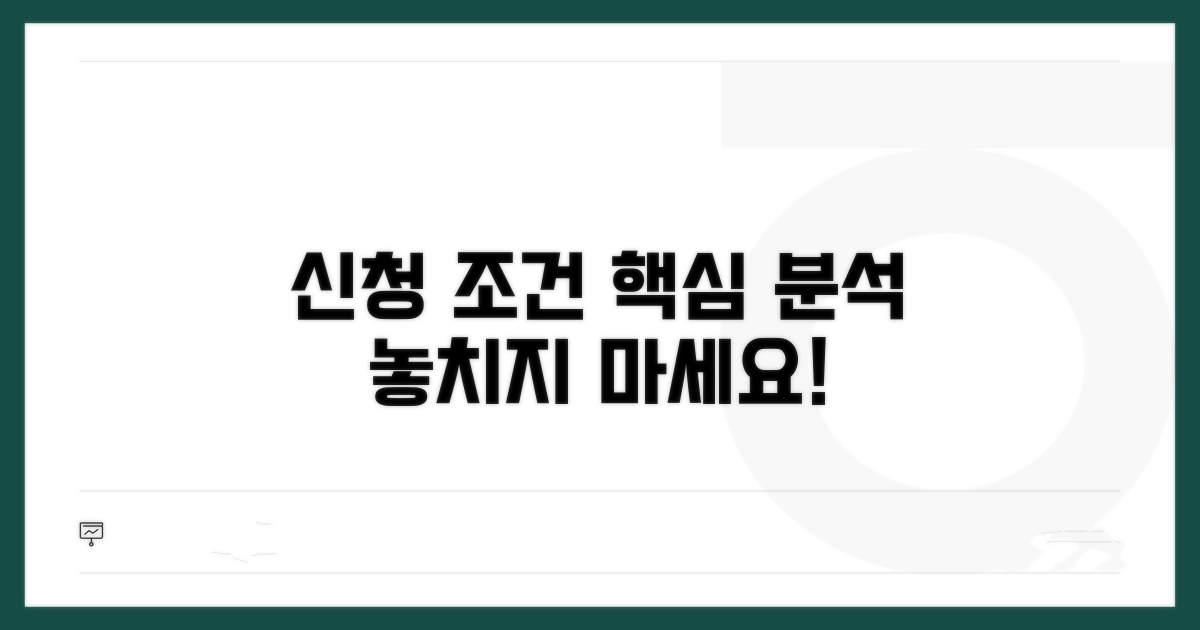신청 조건 상세 분석