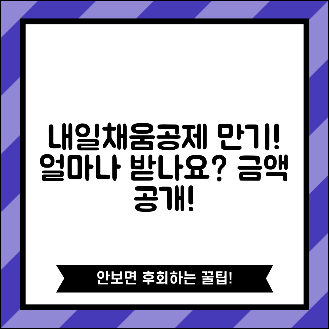 재직자 내일채움공제 만기 | 얼마나 받을 수 있을까