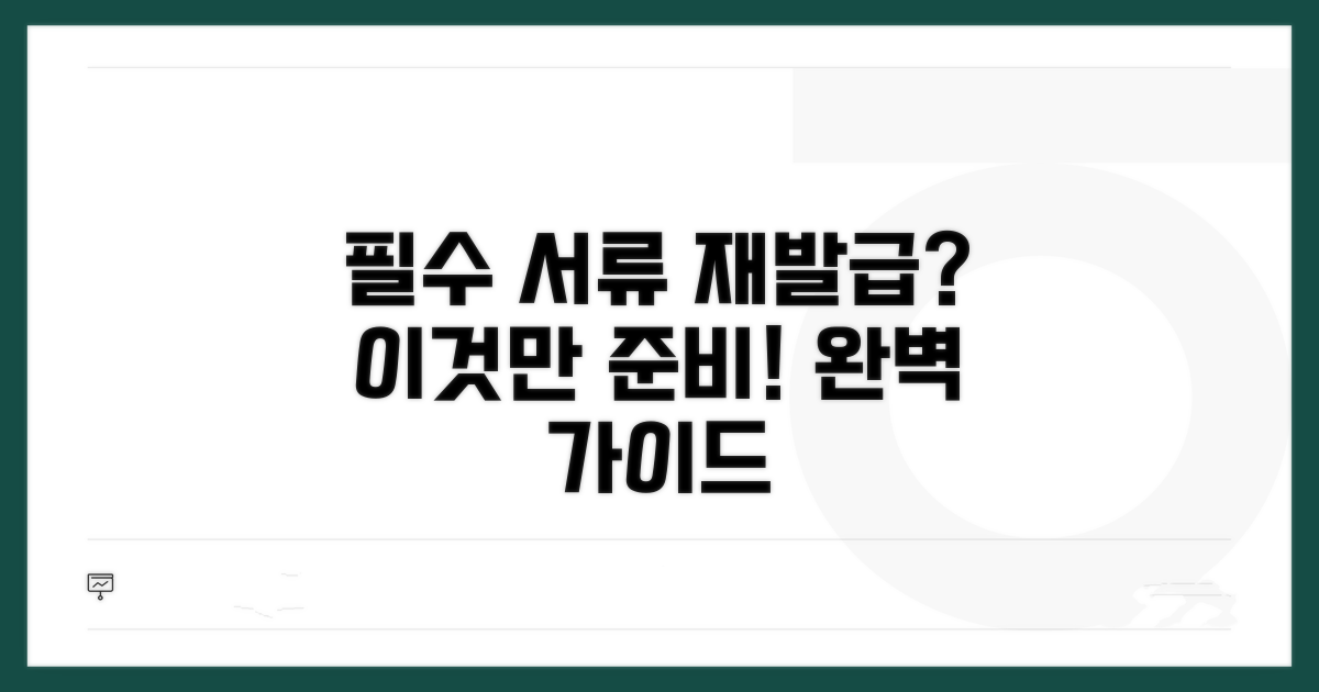 재발급 필요 서류 완벽 준비