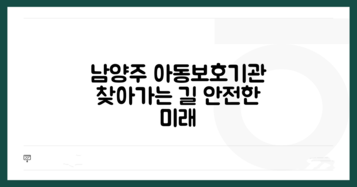 남양주 아동보호기관 가는 길