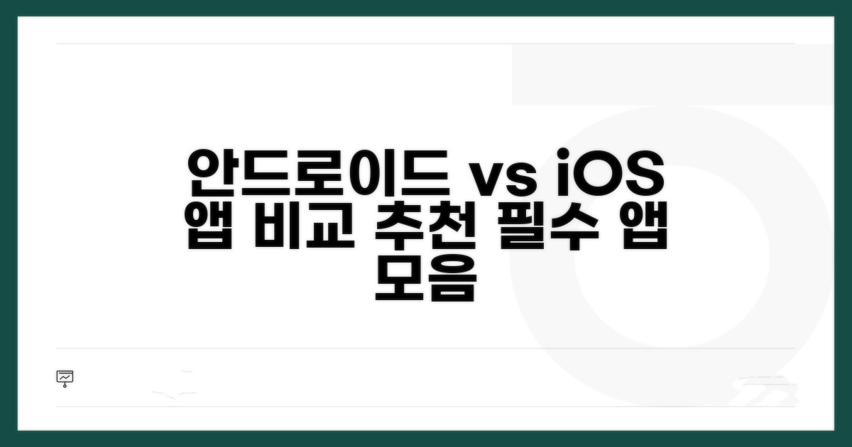 안드로이드/iOS 추천 앱 비교