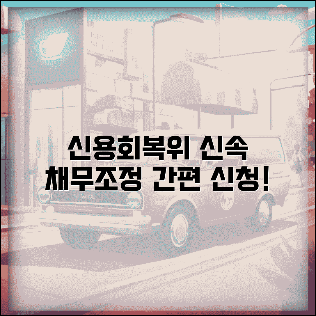 신용회복위원회 신속채무조정 | 신속 처리 프로그램 | 신청 절차