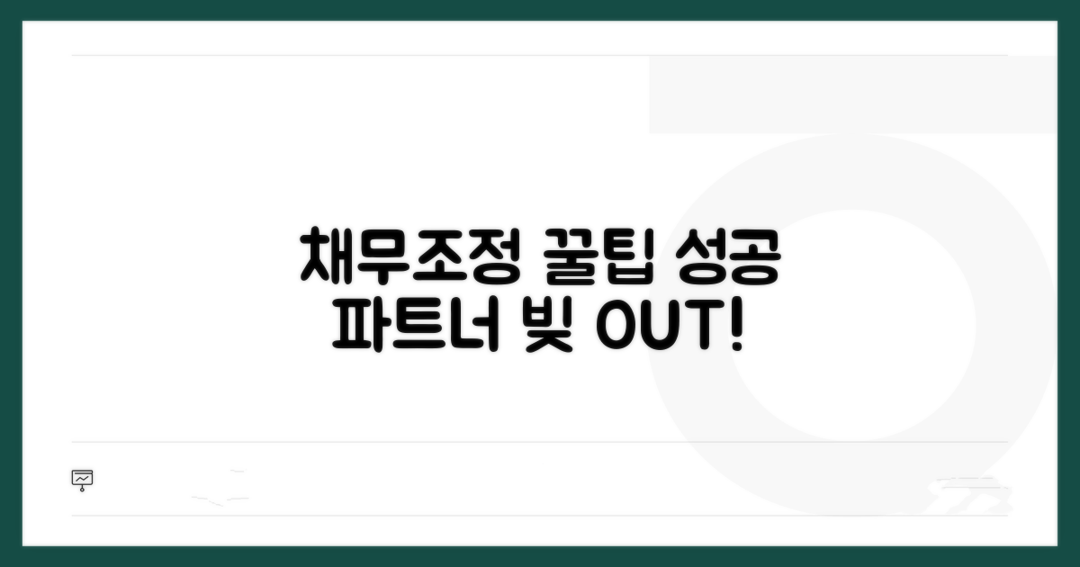 성공적인 채무조정 활용 팁