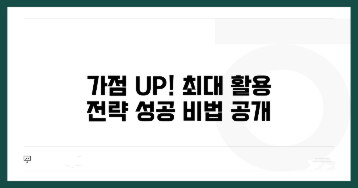 가점 최대 활용 전략