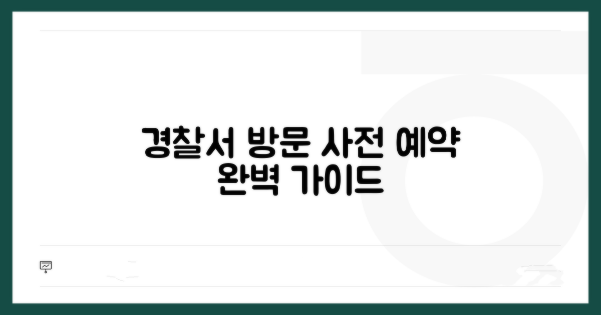 경찰서 방문 신청 가이드