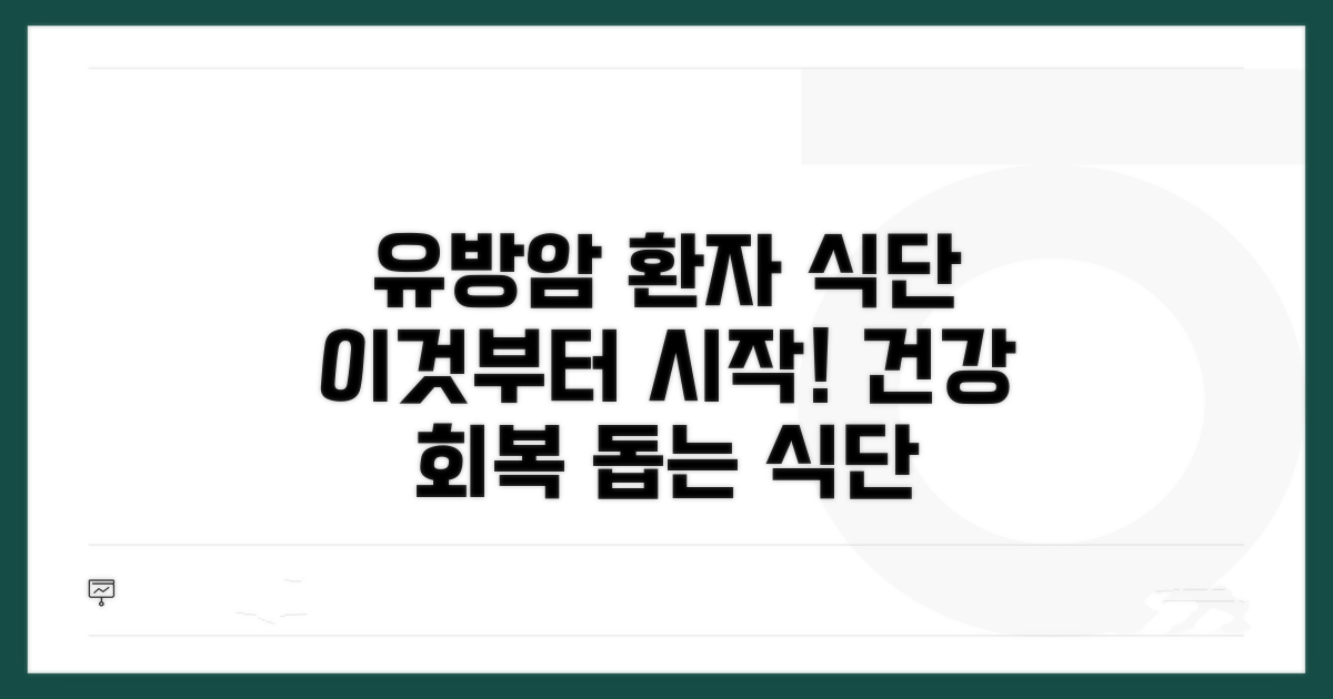 유방암 환자 식단, 이것부터 시작해요