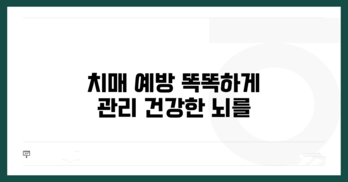 치매 예방 및 관리 프로그램 안내