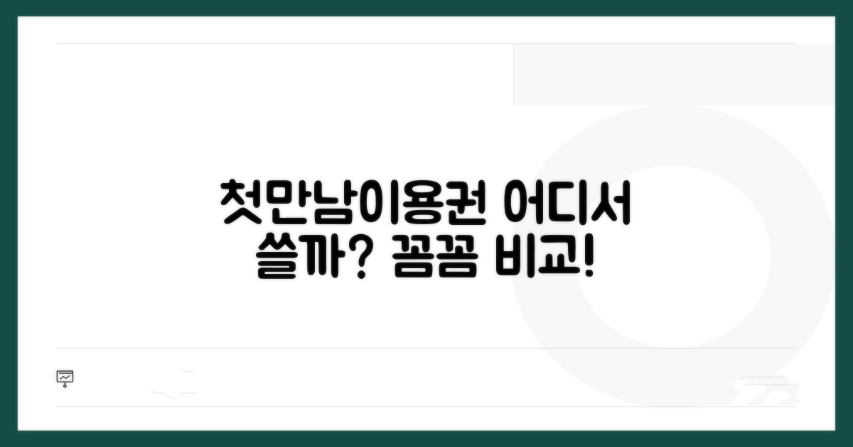 첫만남이용권 사용처 꼼꼼히 비교
