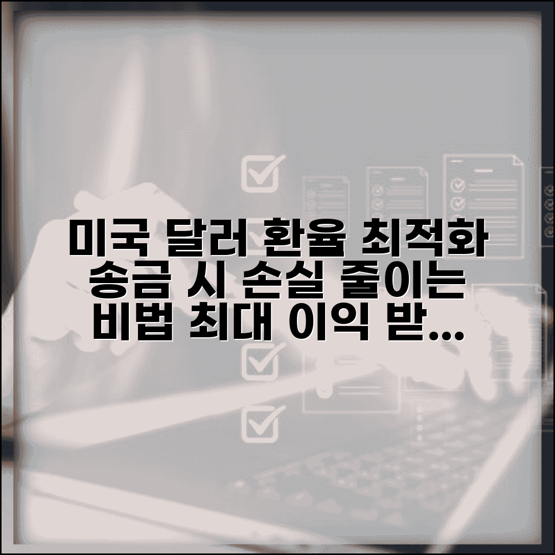 달러 송금받기 환율 최적화 | 미국 달러 송금 받을 때 환율 손실 최소화하는 방법