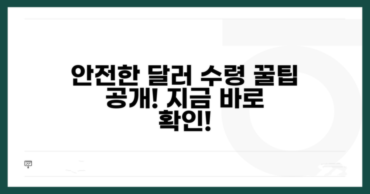 안전한 달러 수령 방법