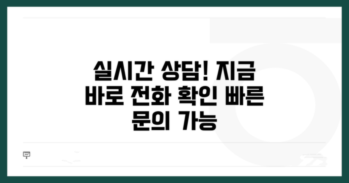 실시간 상담 가능한 번호 확인