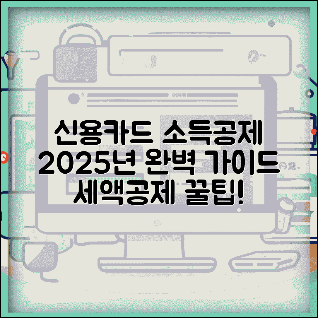 신용카드연말정산 소득공제 완벽 가이드 | 2025년 신용카드 세액공제 계산법 총정리
