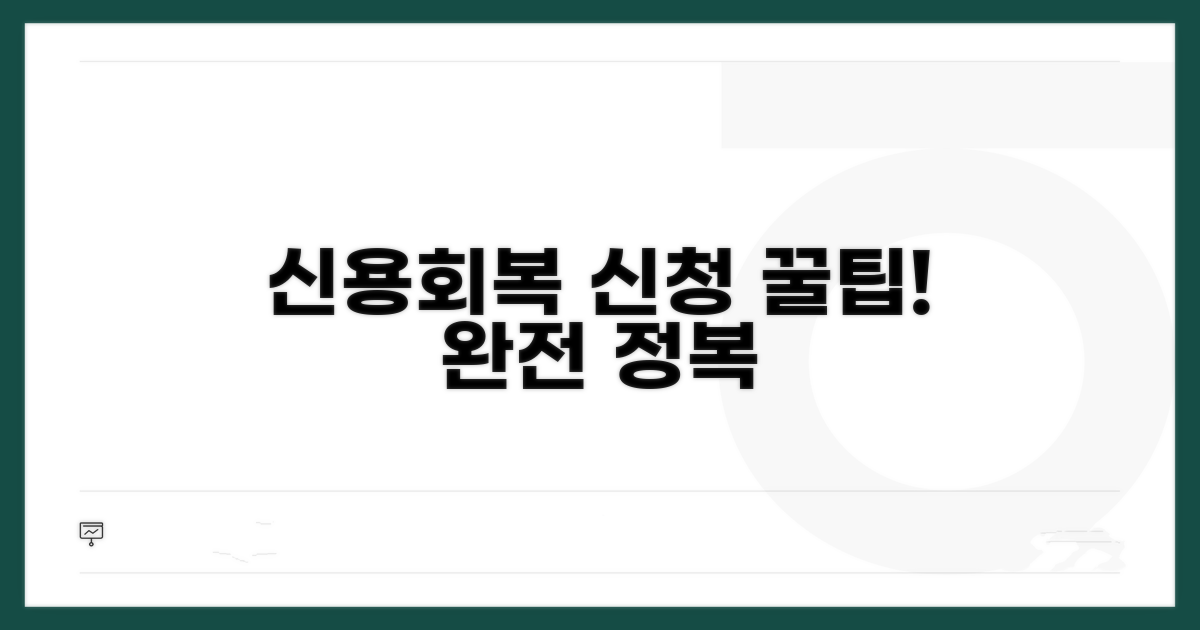 신용회복위원회 신청 절차 완전 정복