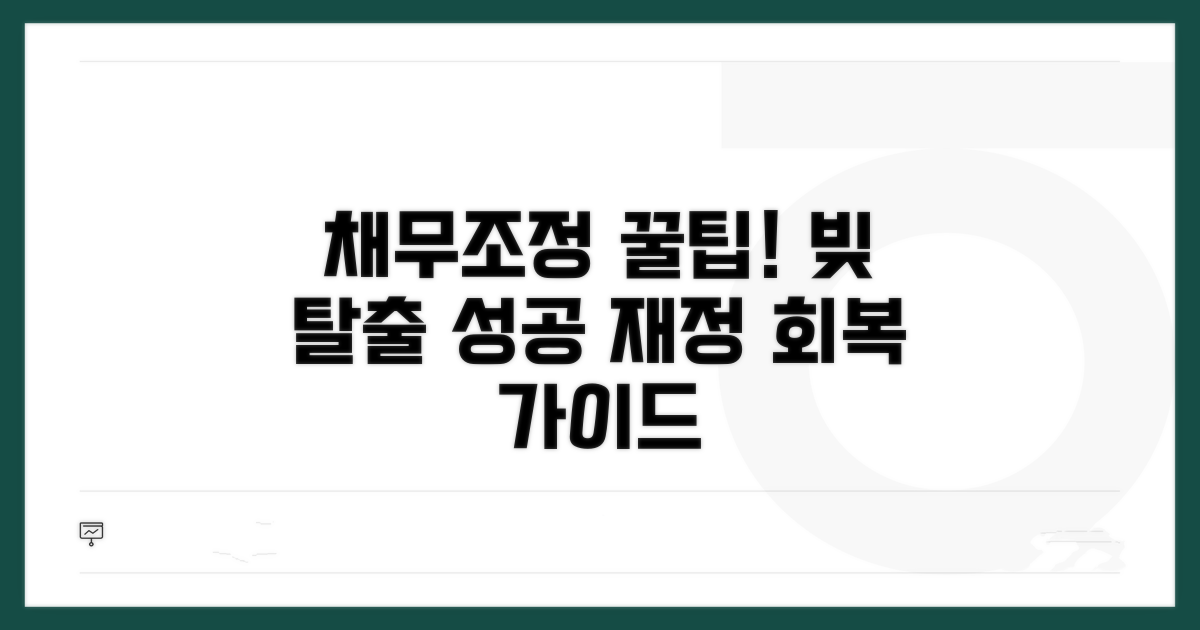성공적인 채무조정을 위한 꿀팁