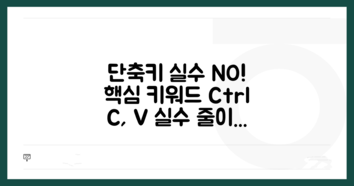 단축키 실수 줄이는 방법