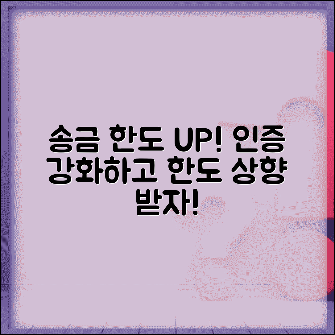 송금받기 한도 늘리는 방법 | 본인 인증 강화해서 송금 한도 상향 조정 신청하기