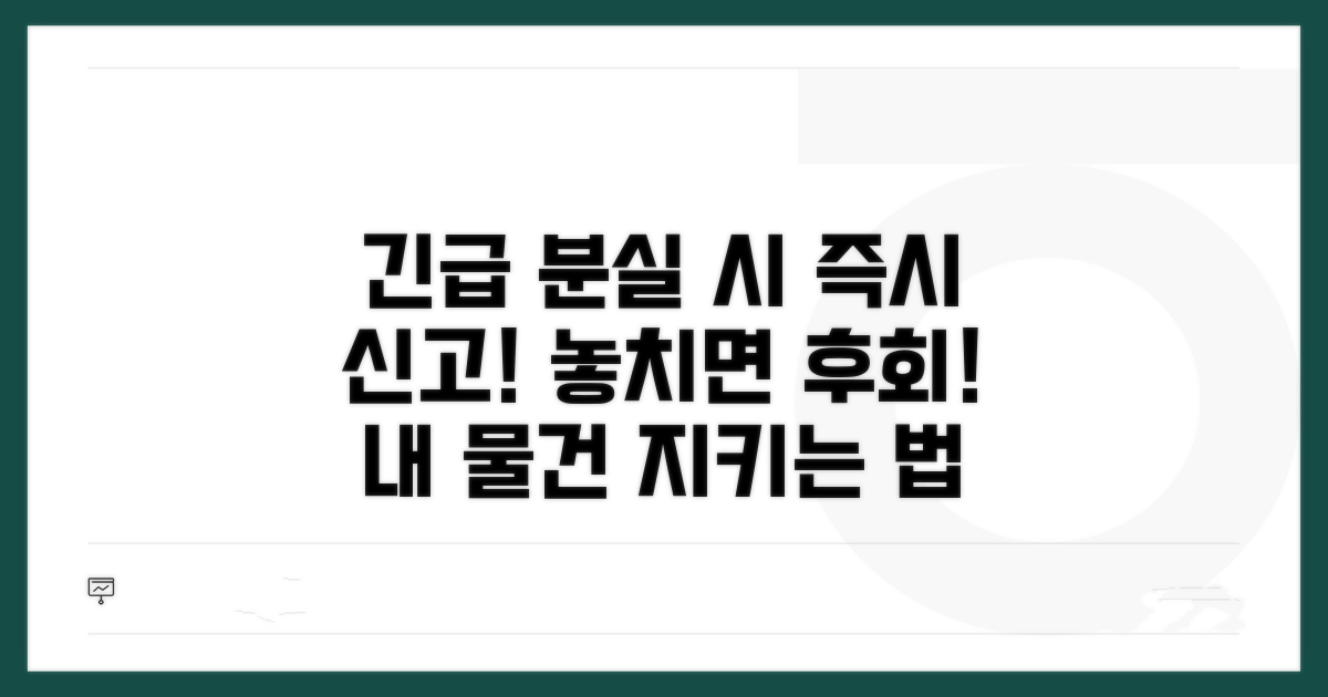 분실 시 즉시 해야 할 신고