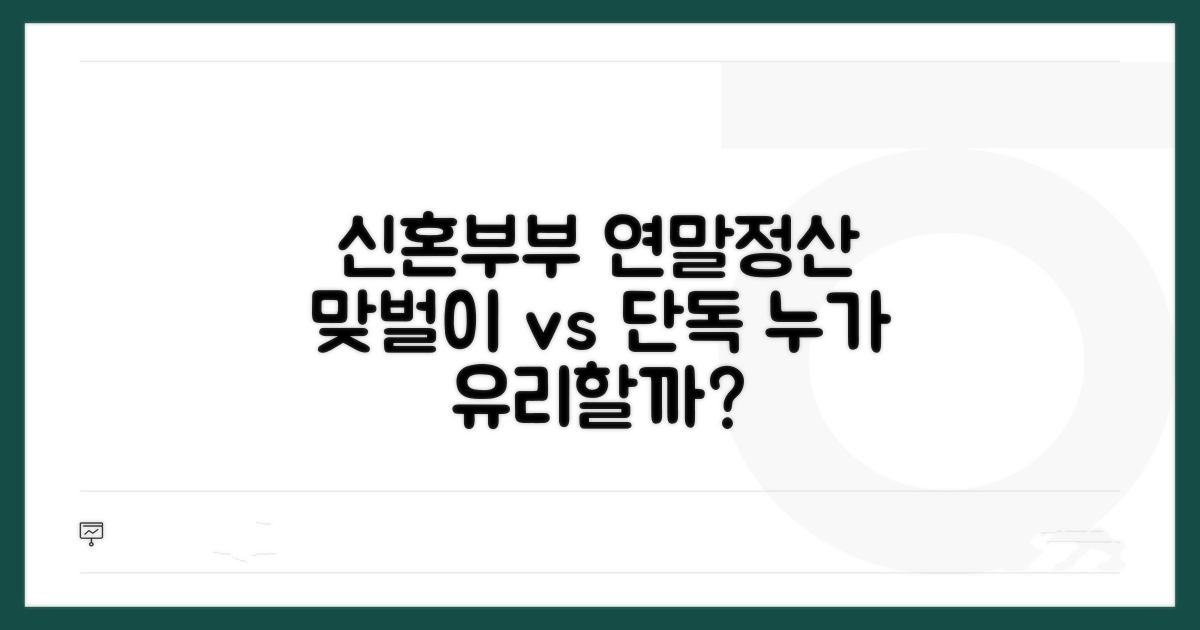 신혼부부 연말정산, 맞벌이 vs 단독 비교