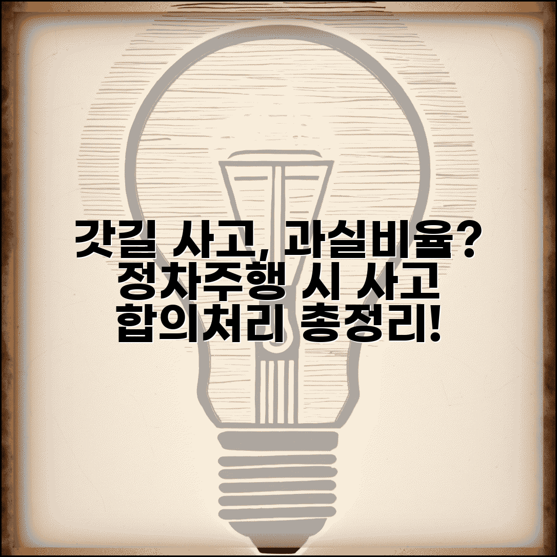 갓길 사고 과실비율 | 갓길 정차 중 사고와 갓길 주행 사고 처리법