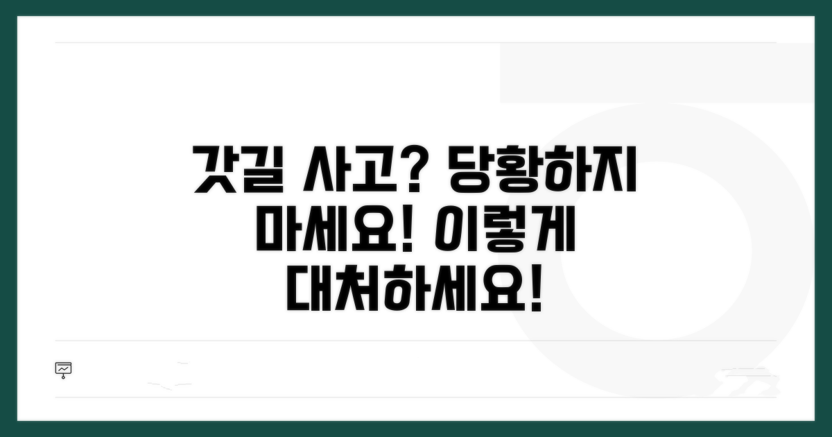 갓길 주행 사고, 어떻게 대처할까?