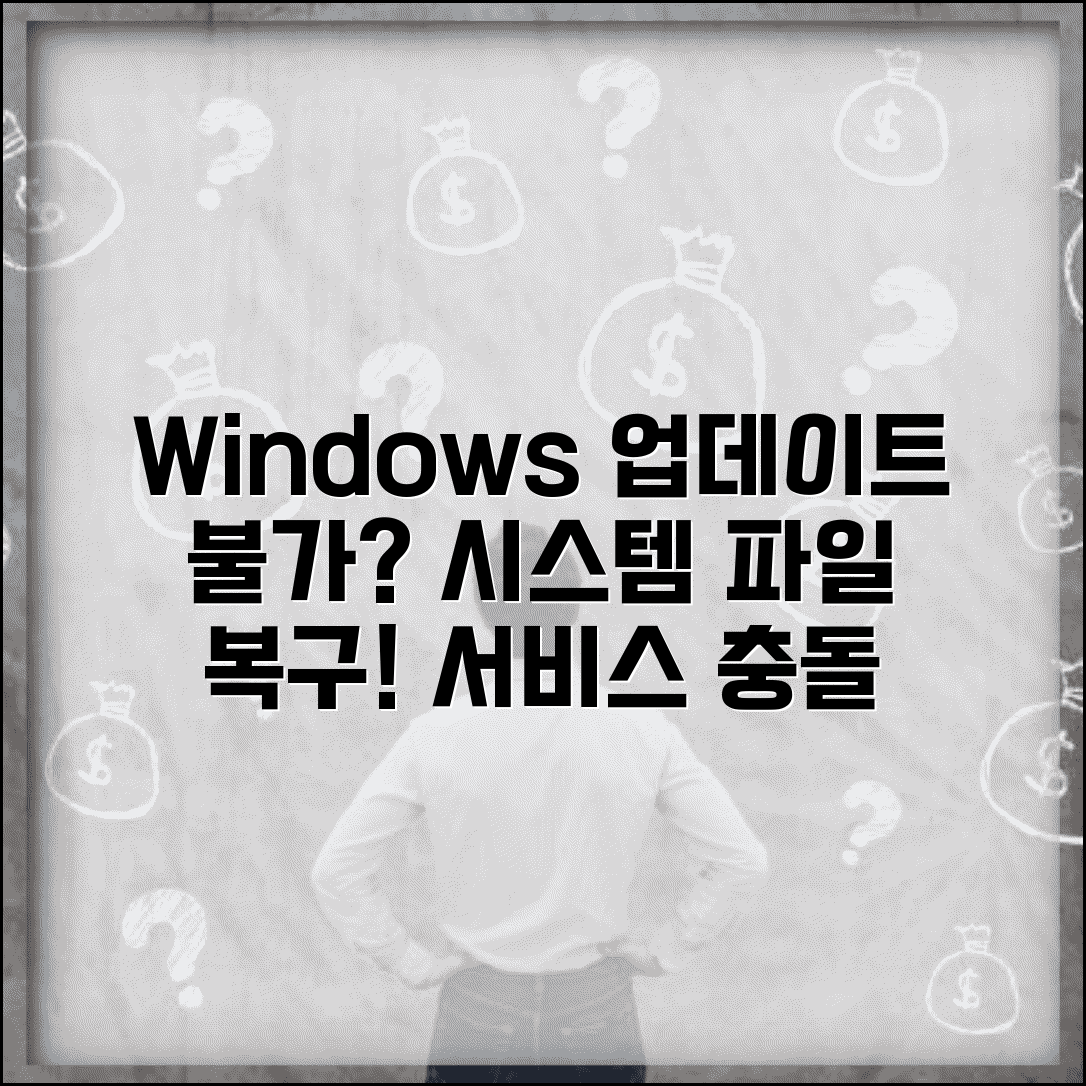업데이트를 완료할 수 없음 Windows 문제 | 시스템 파일 손상이나 서비스 충돌 해결하는 고급 기법