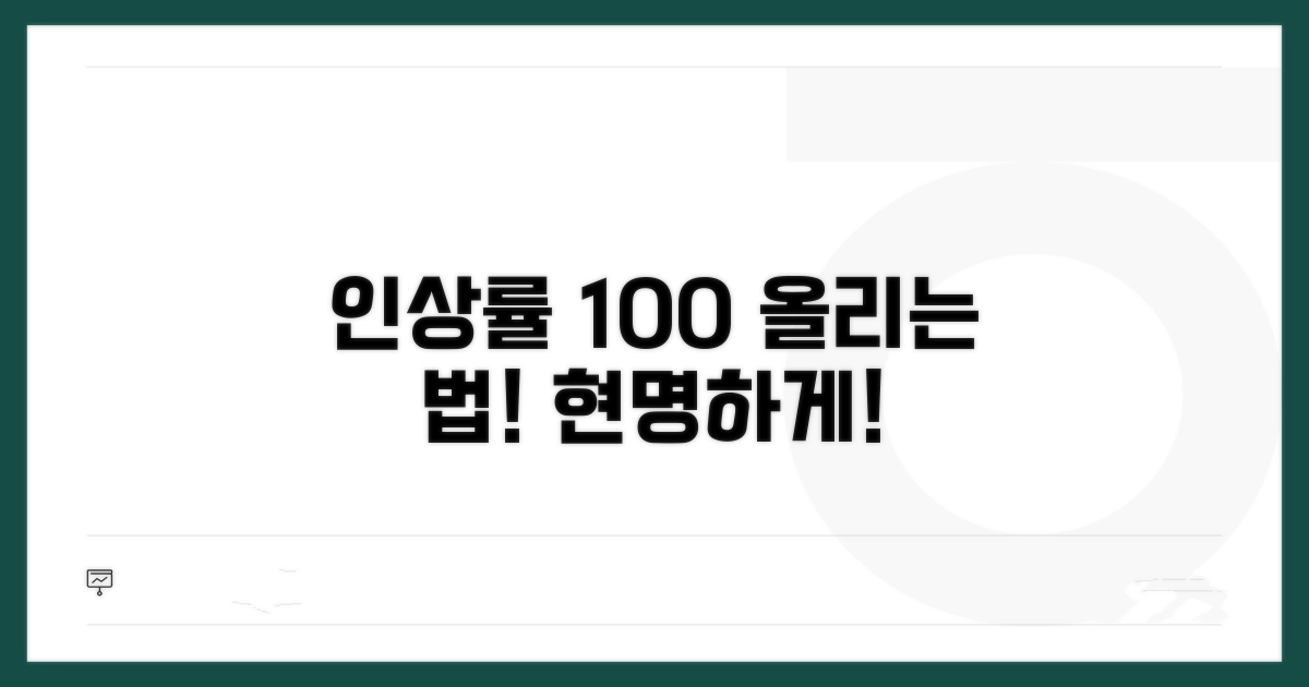 인상률 제대로 알고 현명하게!