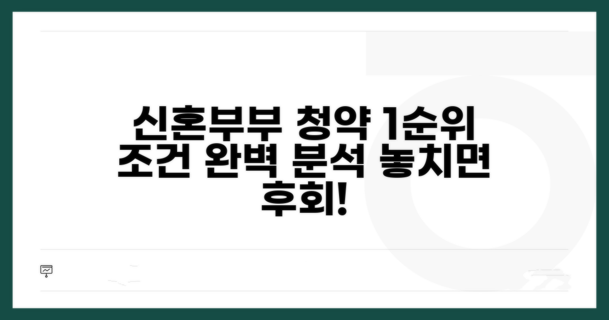 신혼부부 청약 1순위 조건 완벽 분석