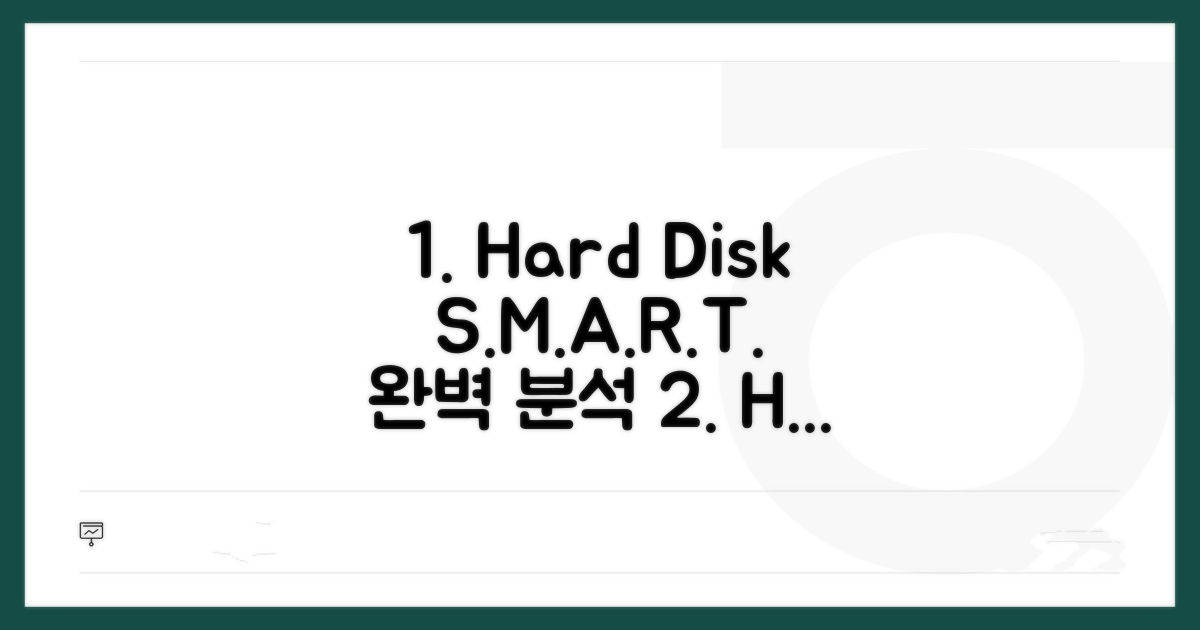 하드디스크 S.M.A.R.T 완벽 분석