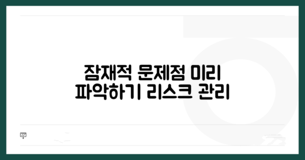 잠재적 문제점 미리 파악하기